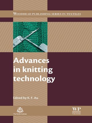 cover image of Advances in Knitting Technology